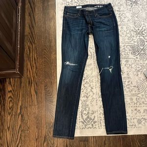 GAP 1969 destructed denim always skinny jeans 8T (tall)